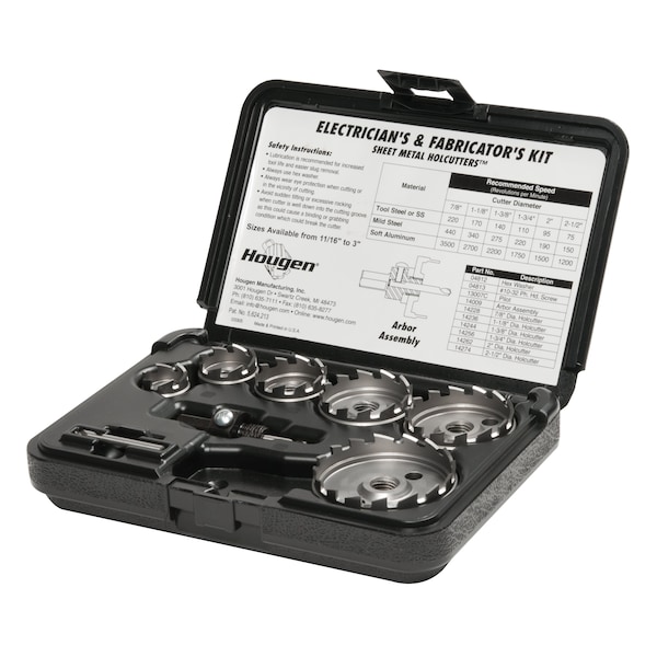Holcutter Kit for Sheet Metal Holemaking Package